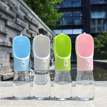 Portable Dog Water Bottle Leakproof Pet Drinking Bottle with Bowl for Travel Outdoor Activities Pet Supplies Feeder Water Bottle