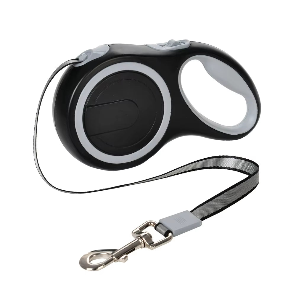 Heavy-Duty Retractable Dog Leash 5M/8M in Gray