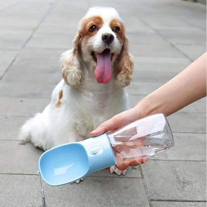 Portable Dog Water Bottle Leakproof Pet Drinking Bottle with Bowl for Travel Outdoor Activities Pet Supplies Feeder Water Bottle