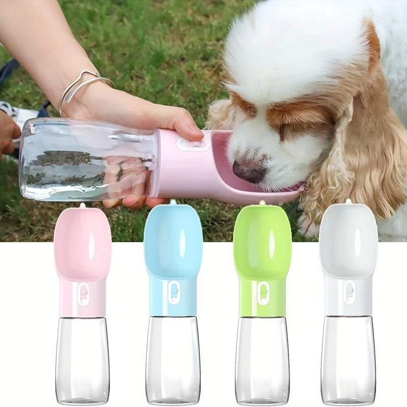 Portable Dog Water Bottle Leakproof Pet Drinking Bottle with Bowl for Travel Outdoor Activities Pet Supplies Feeder Water Bottle
