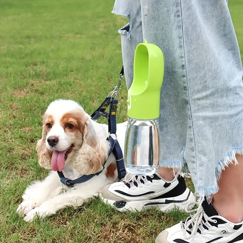 Portable Dog Water Bottle Leakproof Pet Drinking Bottle with Bowl for Travel Outdoor Activities Pet Supplies Feeder Water Bottle